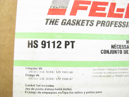Fel-Pro HS9112PT Cylinder Head Gasket Set For 1987-1998 Chrysler 3.0L V6