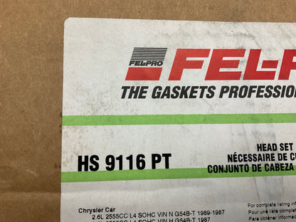 Fel-Pro HS9116PT Cylinder Head Gasket Set For 1988-89 Mitsubishi Starion G54B-T