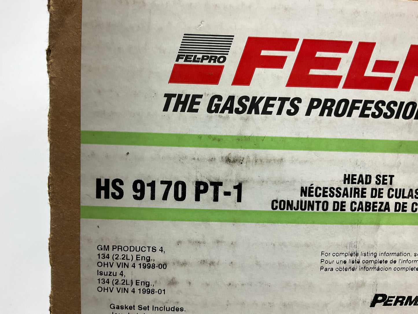 FEL-PRO HS9170PT-1 Engine Cylinder Head Gasket Set - 1998-2002 GM 2.2L OHV