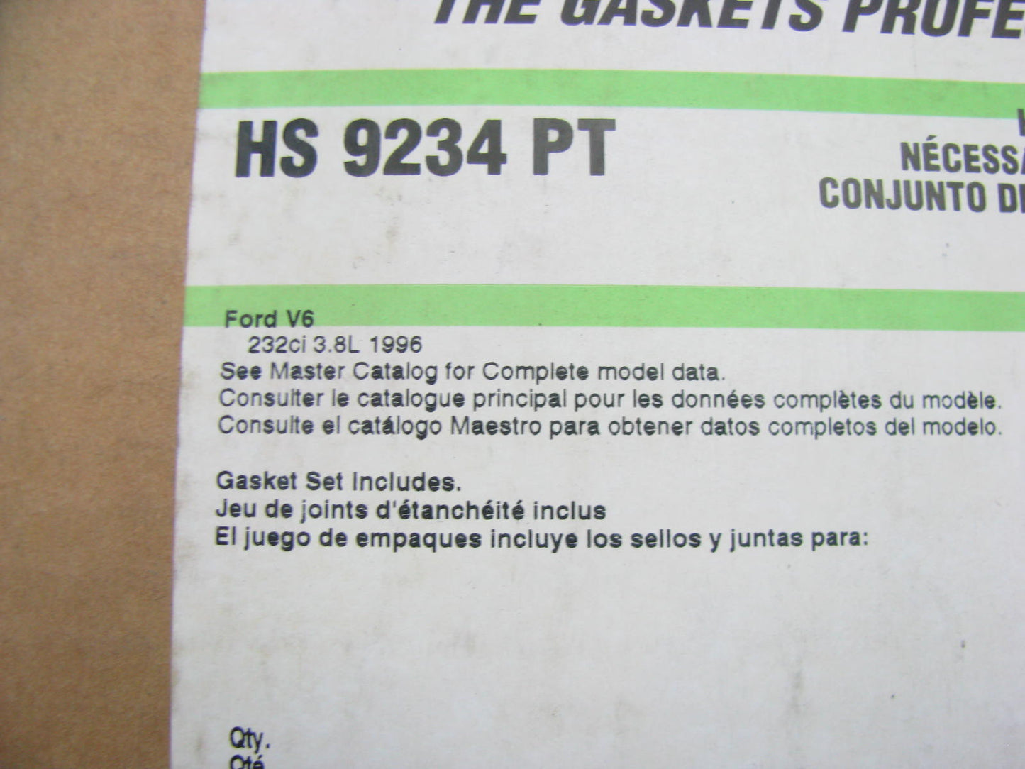 FEL-PRO HS9234PT Engine Cylinder Head Gasket Set - 1996 Ford Windstar 3.8L V6