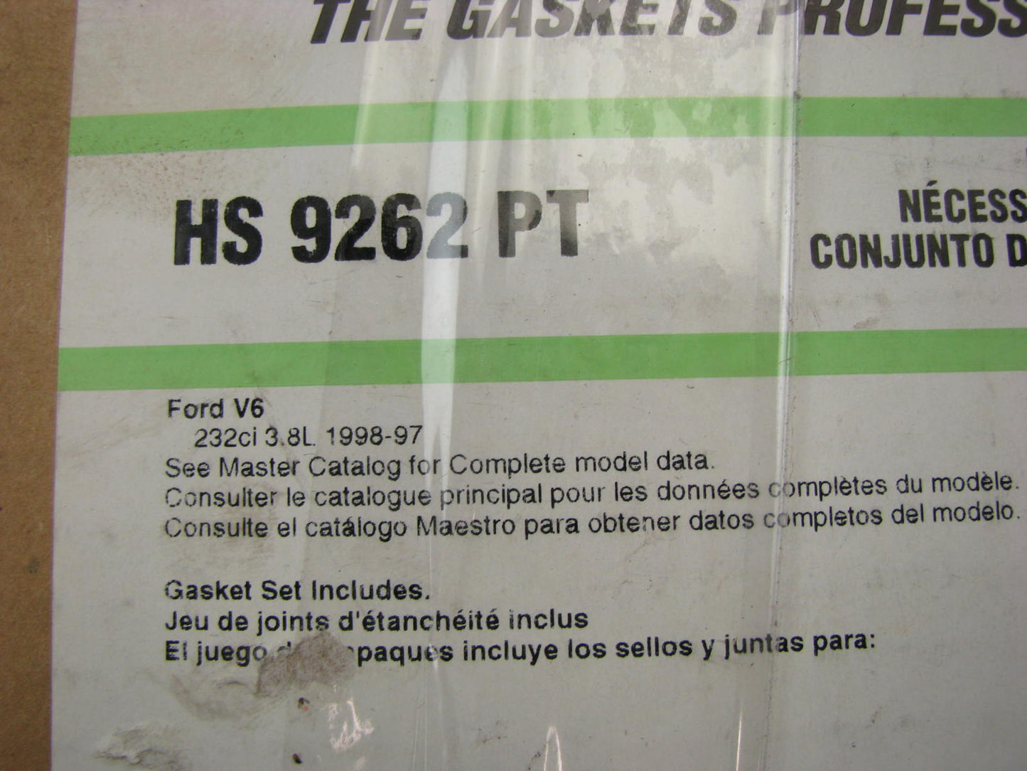Fel-pro HS9262PT Cylinder Head Gasket Set for 1997-1998 Ford Mercury 3.8L V6