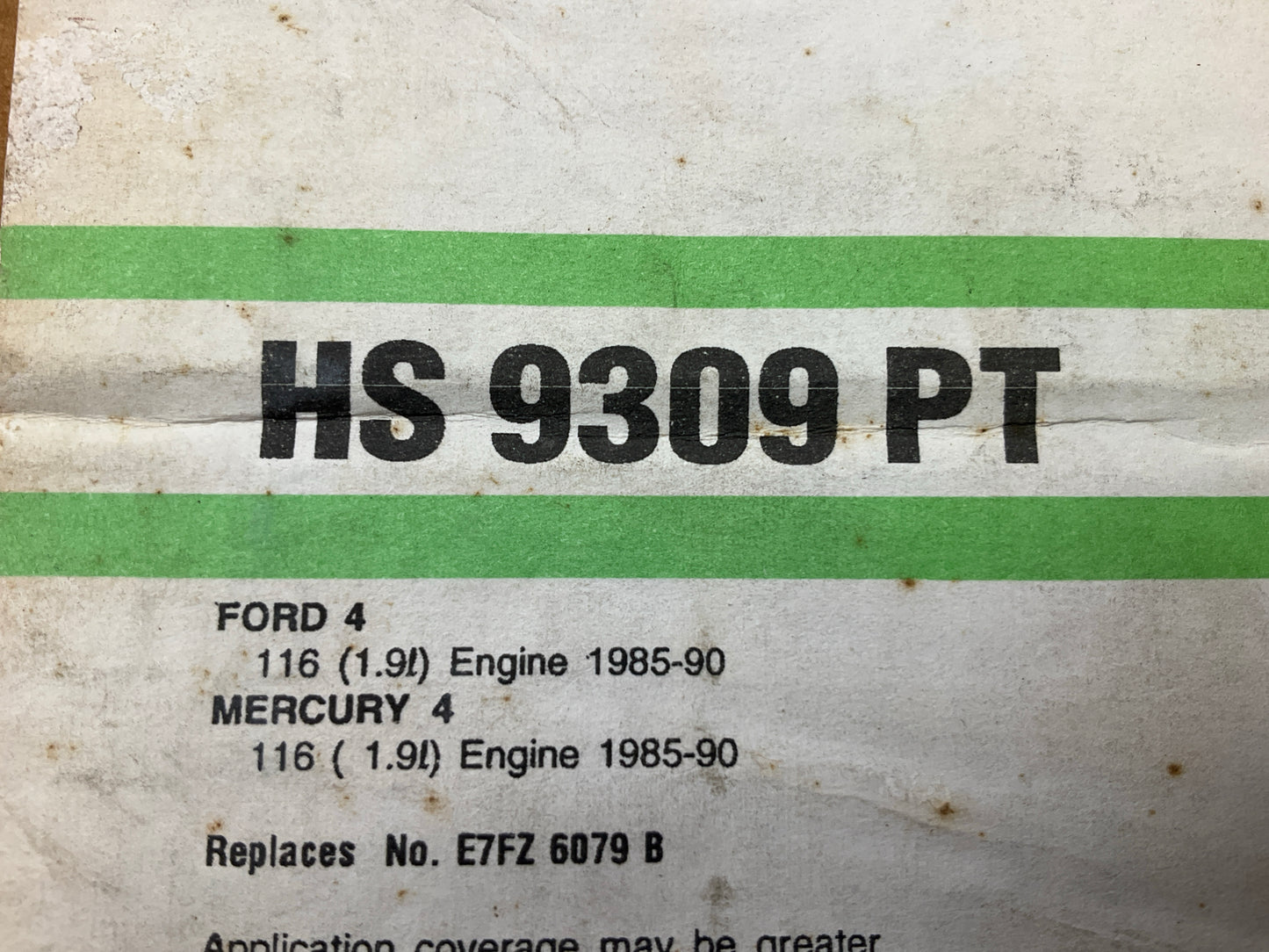 FEL-PRO HS9309PT Engine Cylinder Head Gasket Set - 1985-1990 Ford 1.9L L4