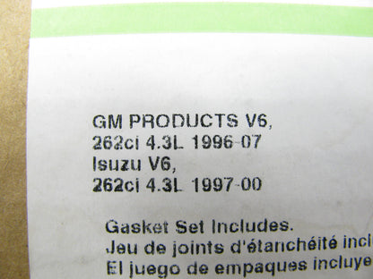 Fel-pro HS9354PT-6 Cylinder Head Gasket Set For 1996-2007 Chevrolet GMC 4.3L-V6