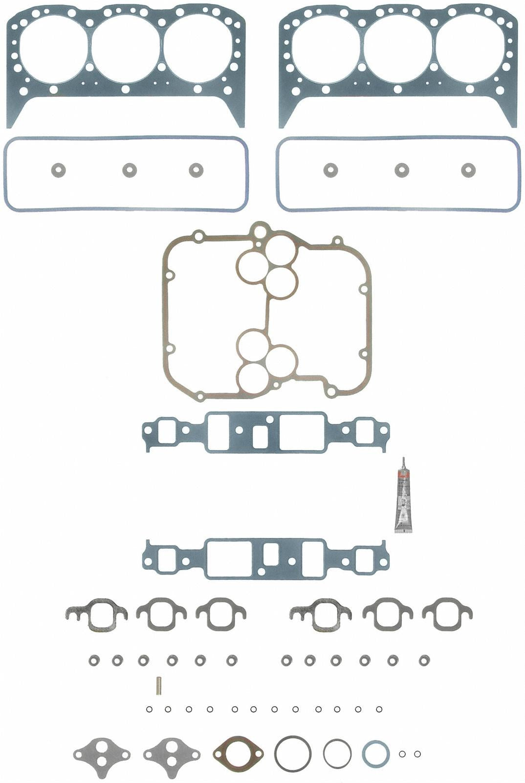 FEL-PRO HS9354PT4 Cylinder Head Gasket Set - 1994-1995 Chevrolet GMC 4.3L V6