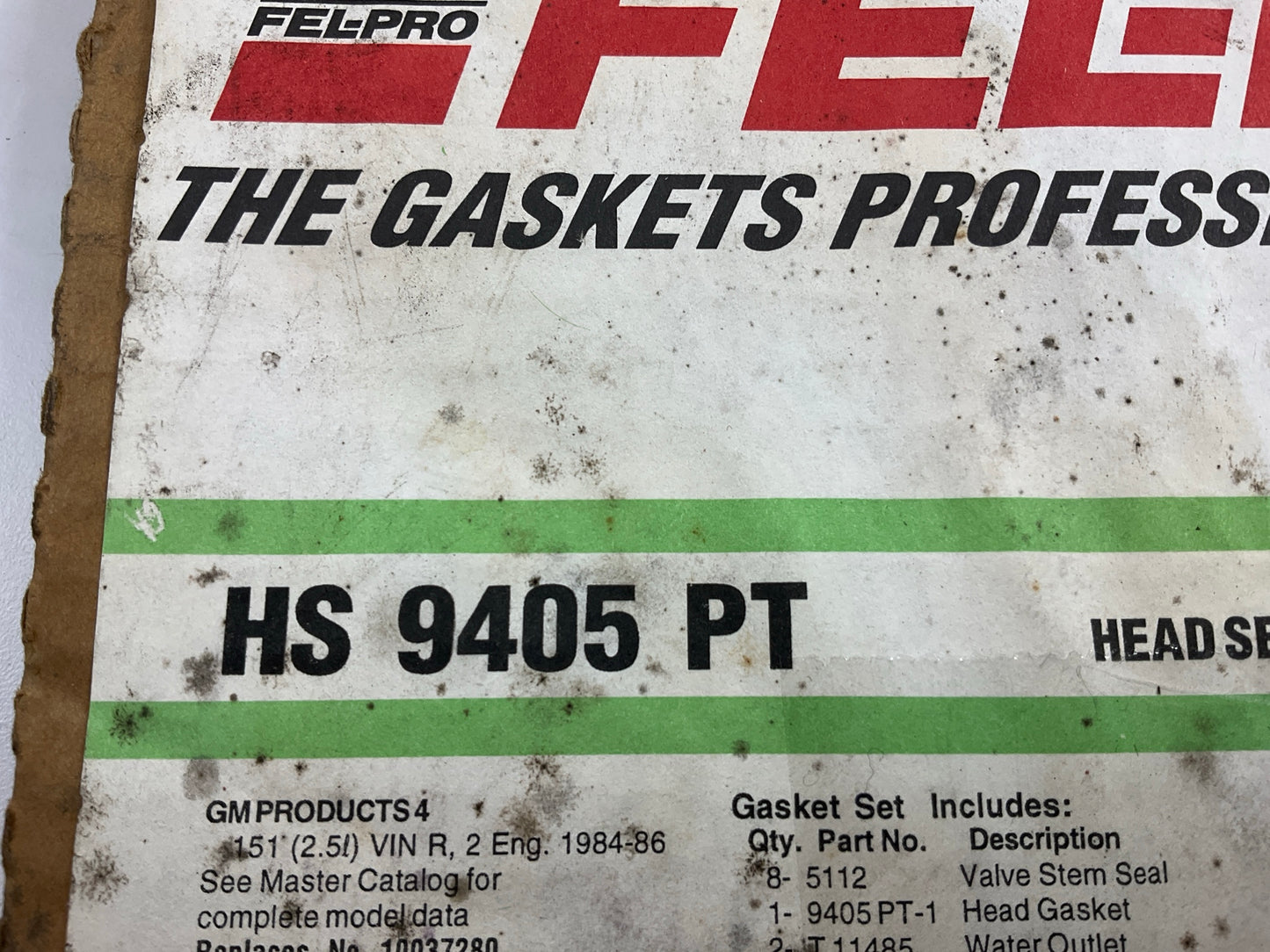 FEL-PRO HS9405PT Cylinder Head Gasket Set 1984-86 Chevy Olds Pontiac Buick 2.5L