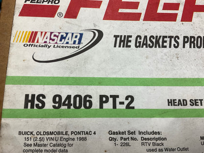 Fel-pro HS9406PT2 Engine Cylinder Head Gasket Set For 1988 GM 2.5L-L4