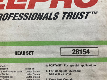 FEL-PRO HS9406PT3 Cylinder Head Gasket Set - 89-91 Buick Oldsmobile Pontiac 2.5L