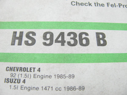 Fel-pro HS9436B Cylinder Head Gasket Set