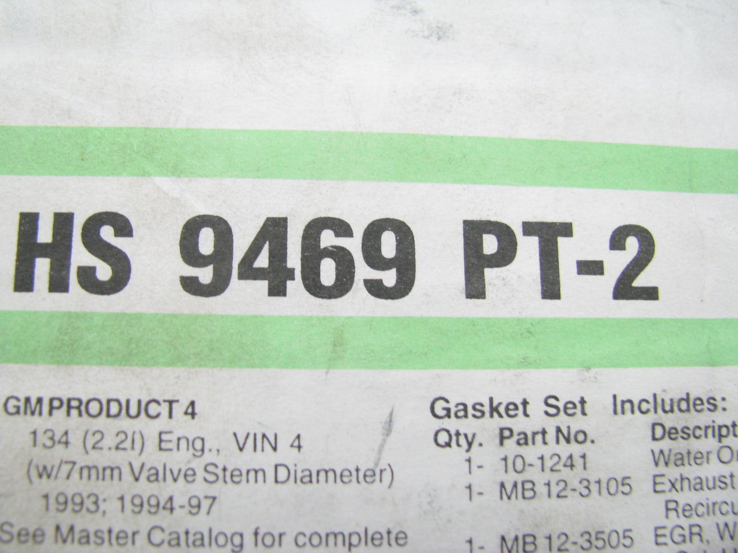 Fel-pro HS9469PT-2 Engine Cylinder Head Gasket Set for 1993-1997 GM 2.2L
