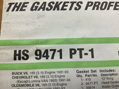 Fel-Pro HS9471PT1 Head Gasket Set - 1991-1994 Chevy Buick Olds Pontiac 3.1L V6
