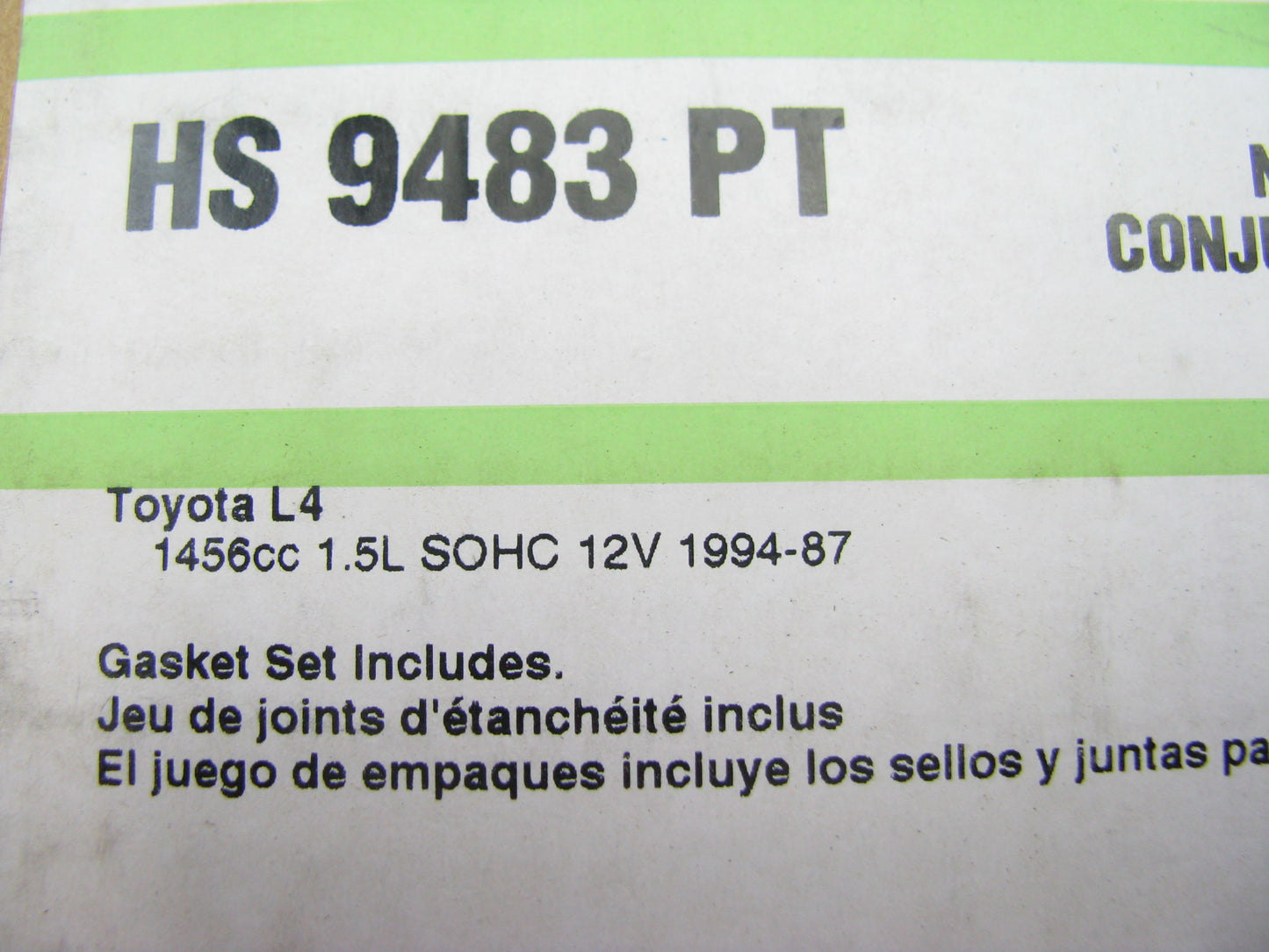 Fel-pro HS9483PT Engine Cylinder Head Gasket Set  3E, 3EE 1987-94 TERCEL 1.5L