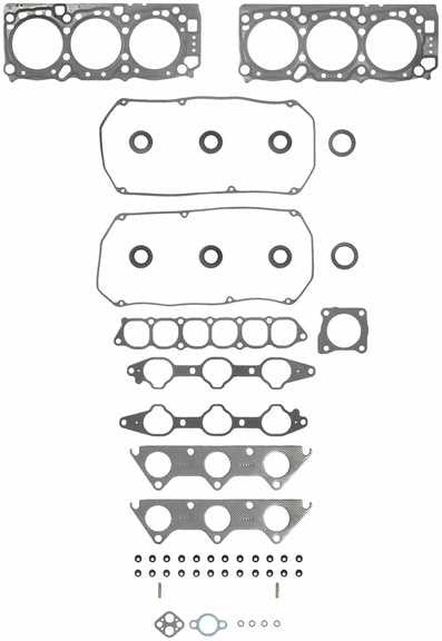 Fel-pro HS9537PT Cylinder Head Gasket Set For 99-05 Chrysler Mitsubishi 3.0L-V6