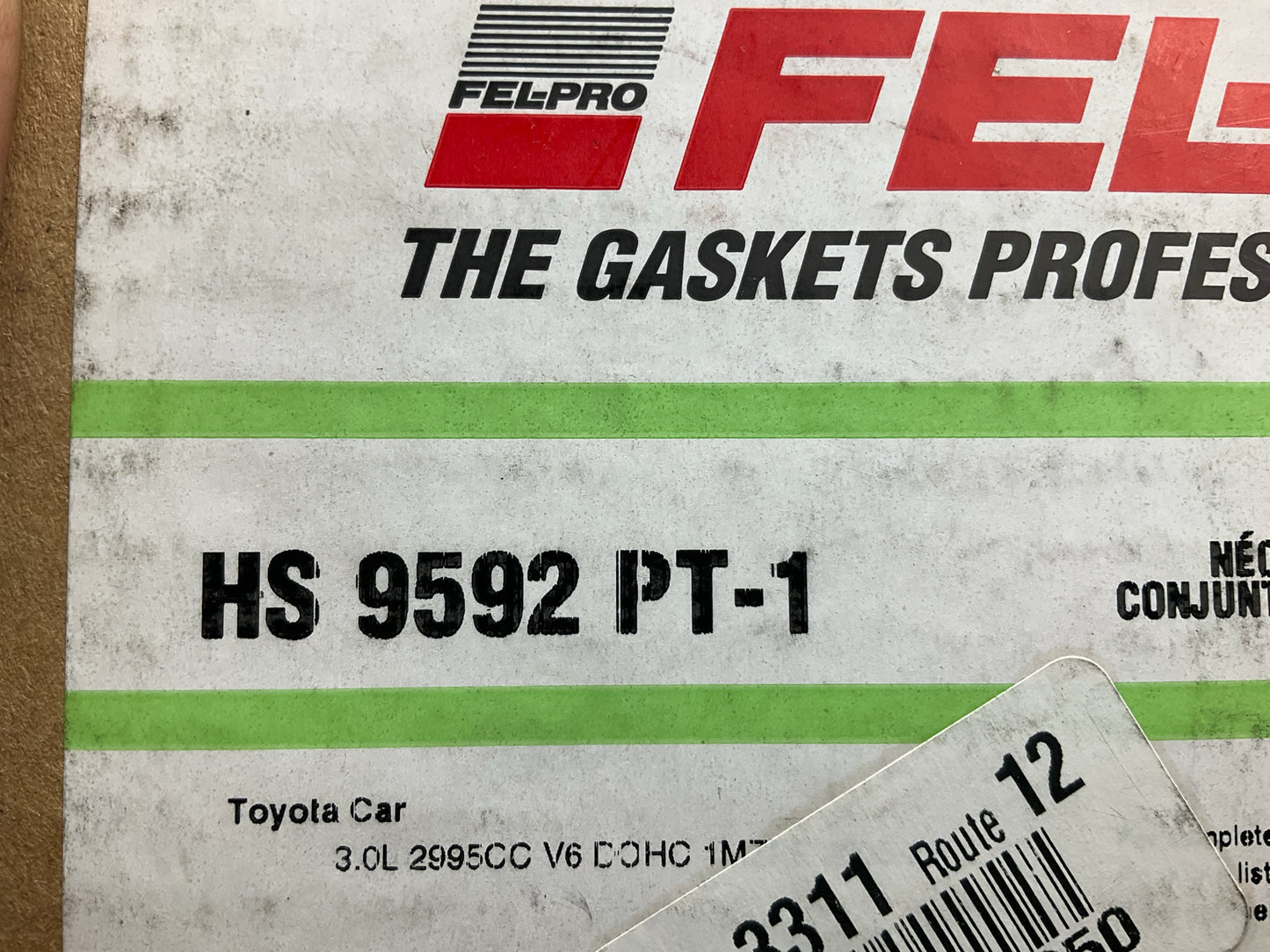 Fel-pro HS9592PT-1 Cylinder Head Gasket Set 2002-06 Toyota 2002-03 Lexus 3.0L V6
