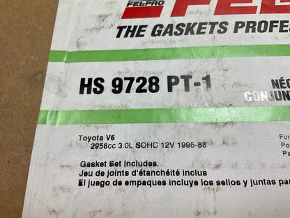 Fel-pro HS9728PT1 Cylinder Head Gasket Set 1988-1995 Toyota Pickup, 4Runner 3.0L
