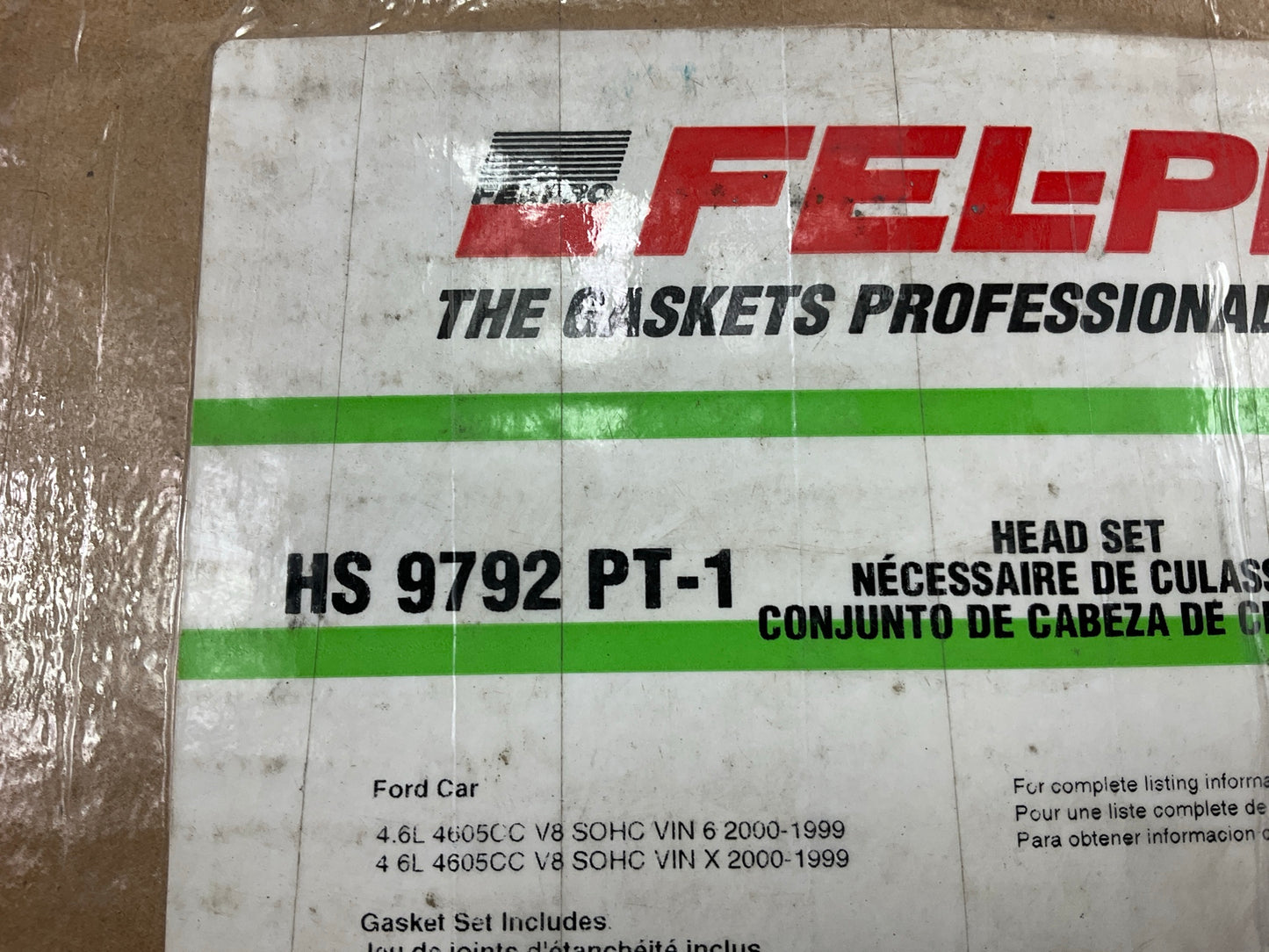 FEL-PRO HS9792PT-1 Engine Cylinder Head Gasket Set - 99-00 Ford Mustang 4.6L V8
