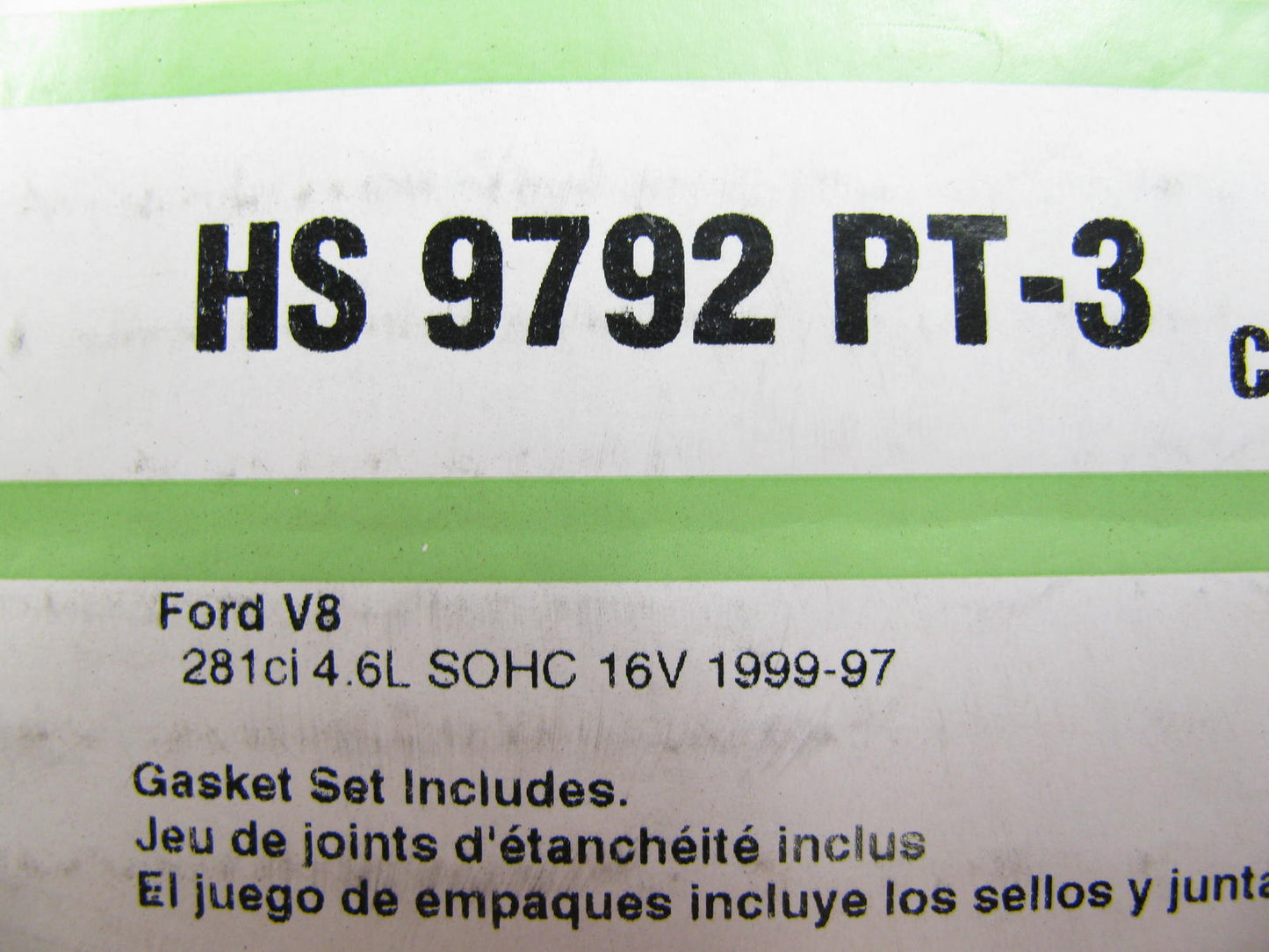 Fel-pro HS9792PT-3 Engine Cylinder Head Gasket Set for 1997-1999 Ford 4.6L-V8