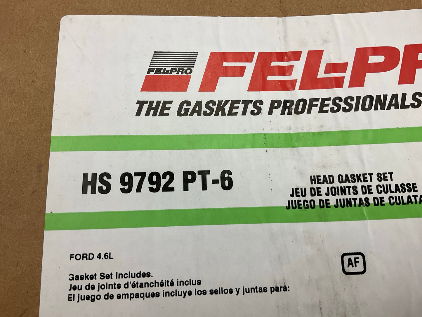 Fel-pro HS9792PT-6 Cylinder Head Gasket Set 02-04 Ford Mercury Lincoln 4.6L DOHC