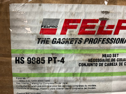 Fel-pro HS9885PT-4 Cylinder Head Gasket Set For 1999-2000 Ford 3.0L-V6 OHV