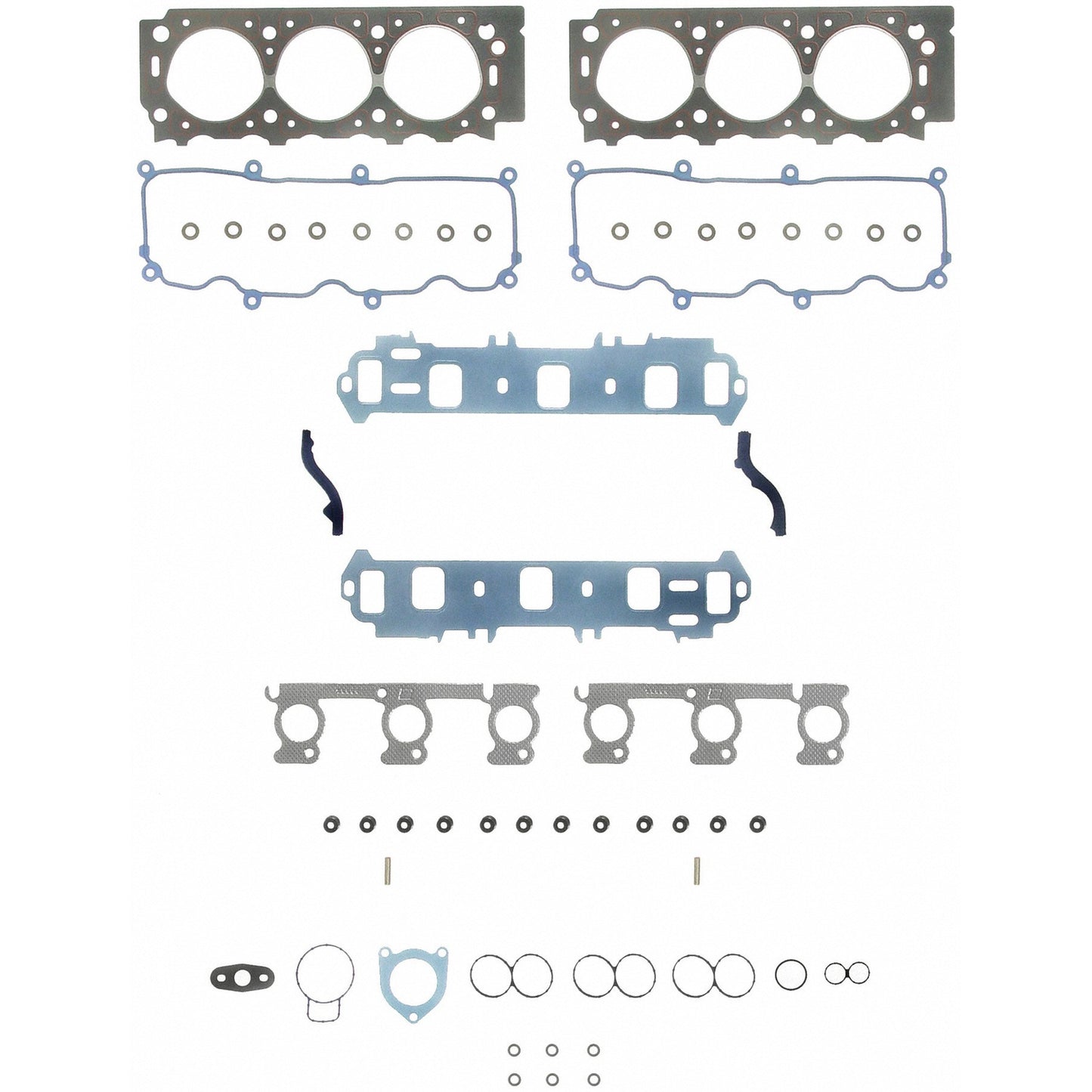 Fel-pro HS9885PT-5 Cylinder Head Gasket Set for 2001-2006 Ford Mercury 3.0L-V6