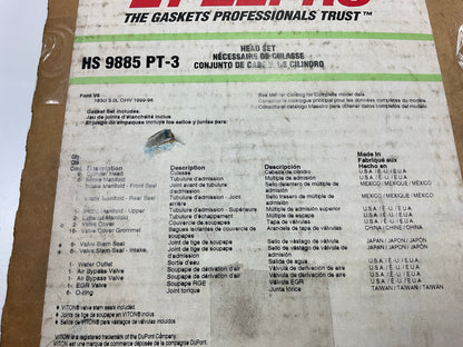 Fel-pro HS9885PT3 Cylinder Head Gasket Set 96-00 Taurus Sable 3.0L OHC VULCAN V6