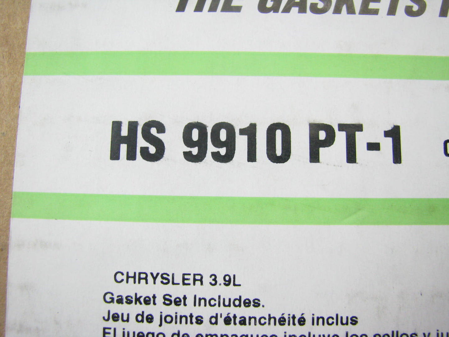 Fel-Pro HS9910PT-1 Cylinder Head Gasket Set For 1998-2003 Dodge 3.9L 239 V6