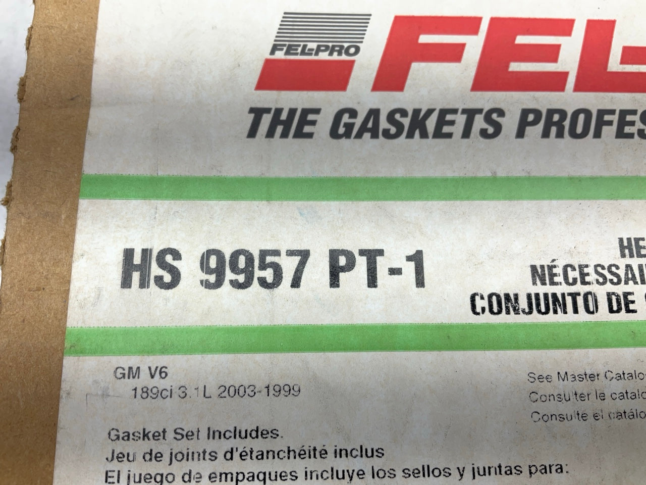 Fel-Pro HS9957PT-1 Cylinder Head Gasket Set 1999-2003 GM Chevy Buick 3.1L V6 OHV