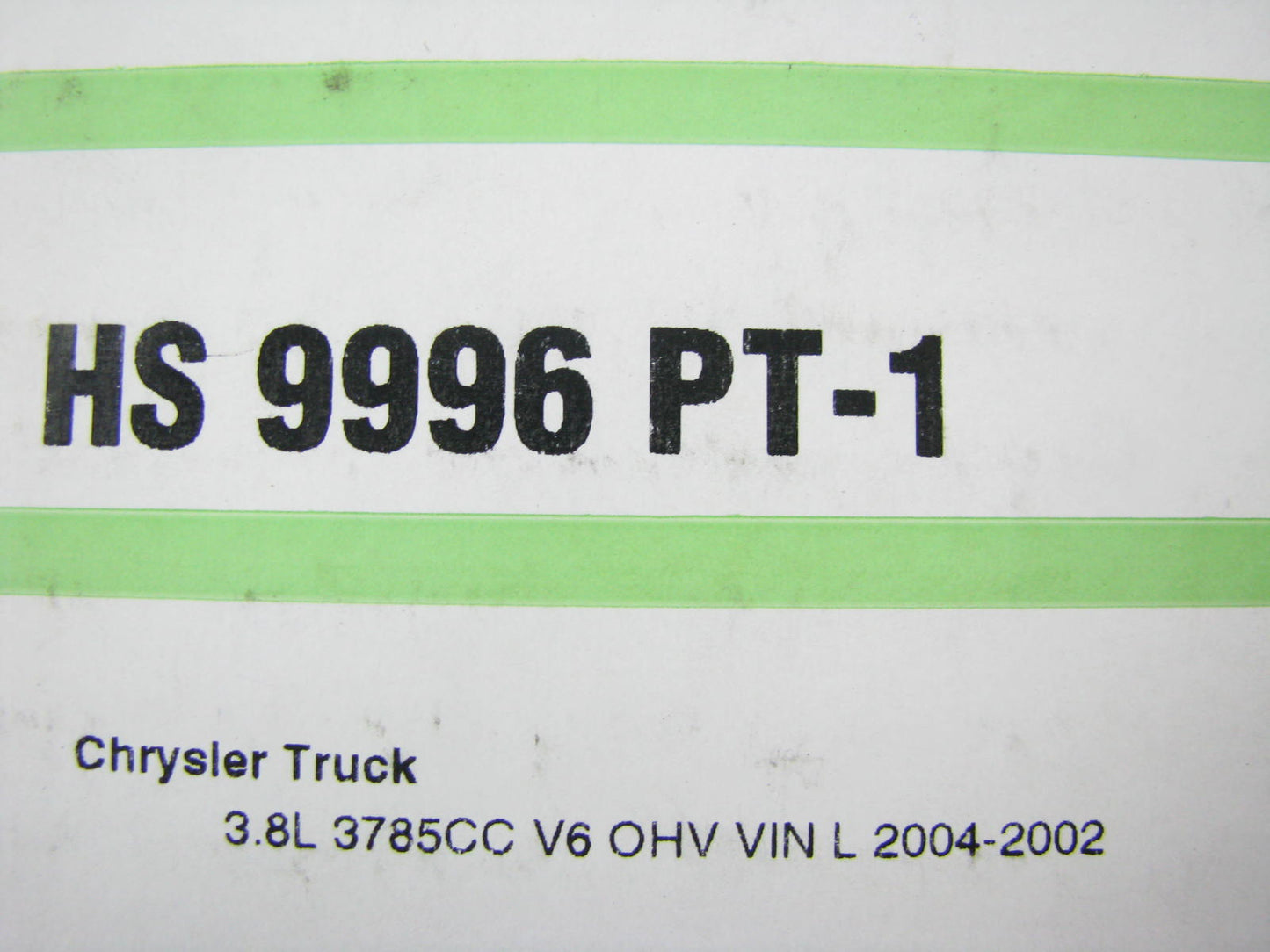 Fel-pro HS9996PT1 Cylinder Head Gasket Set For 2002-2004 Chrysler 3.8L-V6