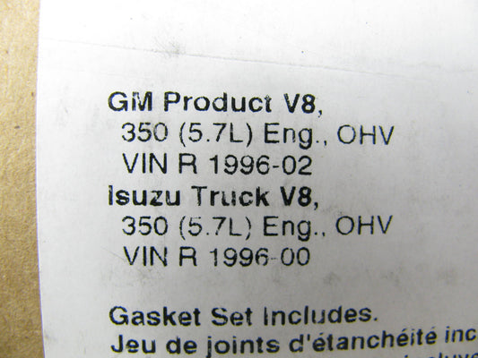 Fel-pro HST7733PT-16 Cylinder Head Gasket Set 1996-2002 CHEVY GMC 5.7L-V8