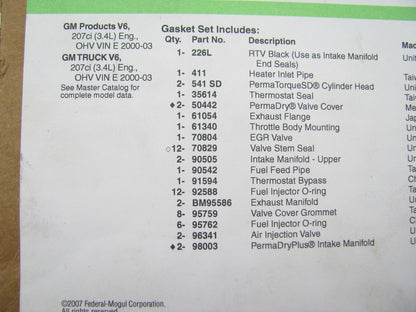 Fel-pro HST9071PT-1 Engine Cylinder Head Gasket Set For 2000-2003 GM 3.4L V6