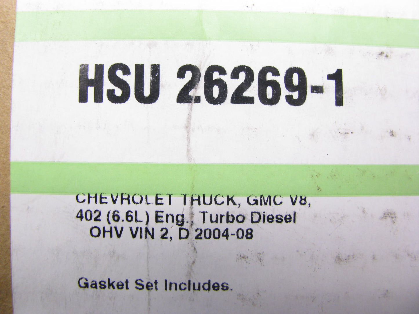 Fel-pro HSU262691 Head Gasket Set For DURAMAX 04-10 CHEVY GMC 6.6L-V8 Diesel