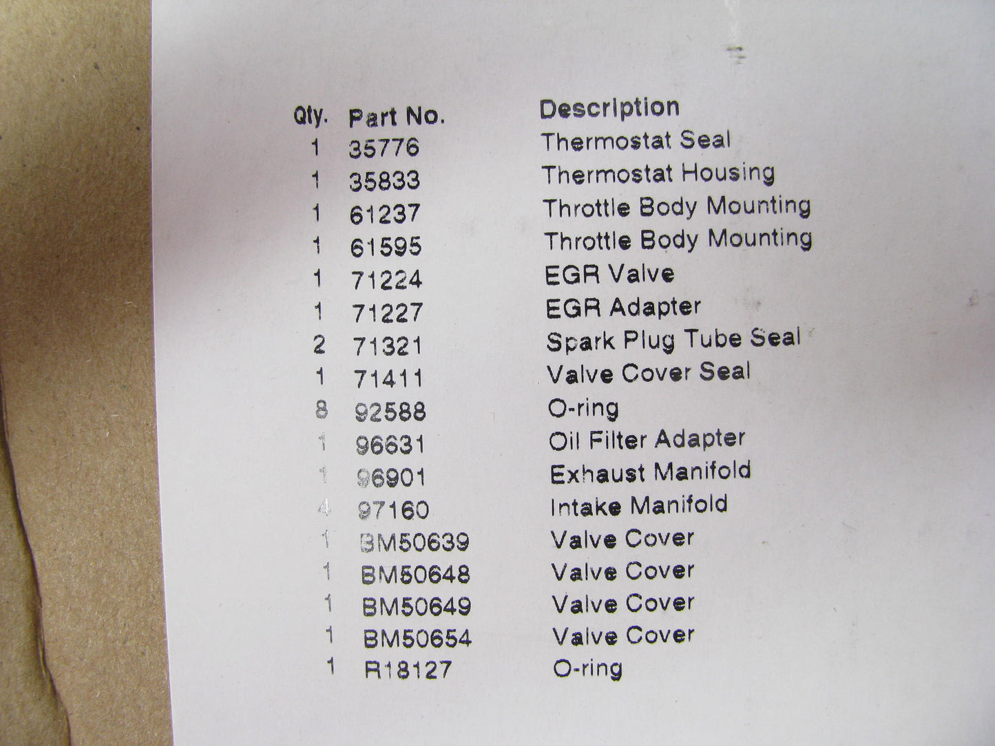 Fel-pro JR2500FDT Gasket Set: Valve Cover, Intake & Exhaust Manifold, Etc.