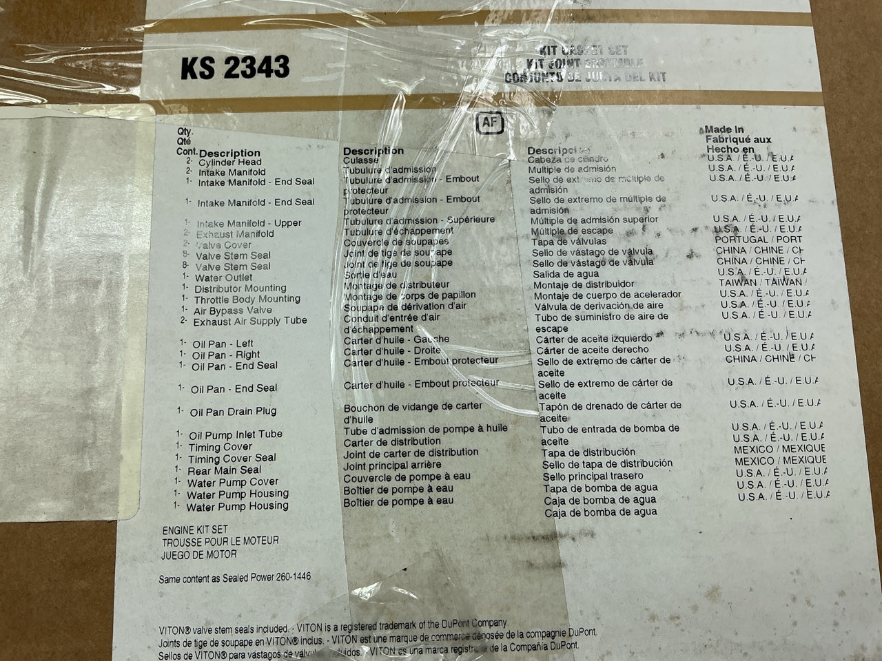 Fel-Pro KS2243 Engine Full Gasket Set For 1987-1993 Ford 5.8L 351 V8
