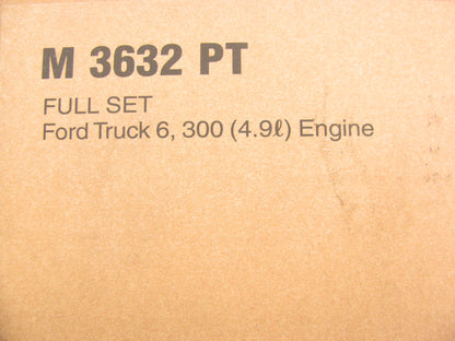 Fel-pro M3632PT FORD TRUCK 300 (4.9L) Partial Engine Rebuild Overhaul Gasket Set