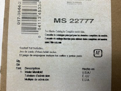 Fel-pro MS22777 Engine Intake Manifold Gasket 76-95 Volvo 2.1L 2.3L I4