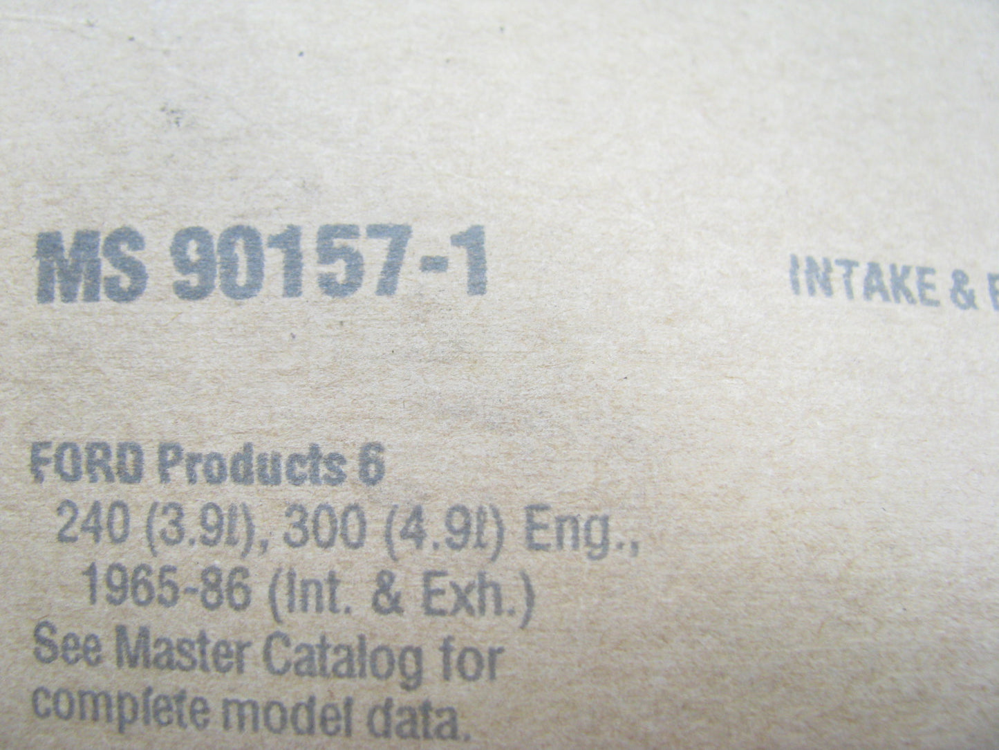 Fel-Pro MS90157-1 Intake Exhaust Manifold Combination Gasket 65-86 Ford Truck L6
