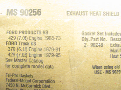 Fel-Pro MS90256 Exhaust Manifold Gasket Set 1968-73 Ford Mercury 429