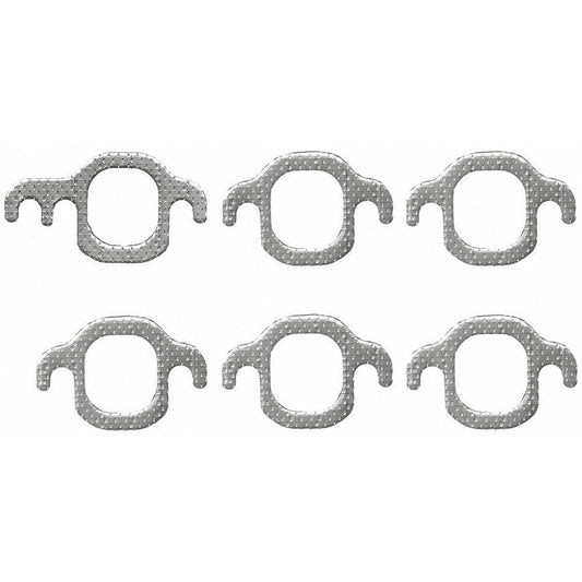 Fel-pro MS90746 Exhaust Manifold Gasket Set For 1985-1996 GMC Chevy 4.3L V6