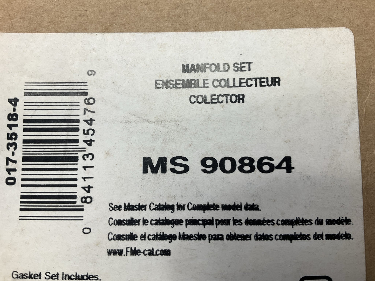 Fel-Pro MS90864 Exhaust Manifold Gasket Set For 1980-95 Chevrolet 2.8L 3.1L 3.4L