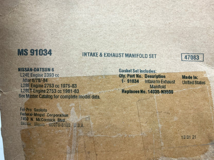 Fel-Pro MS91034 Intake & Exhaust Manifold Combination Gasket