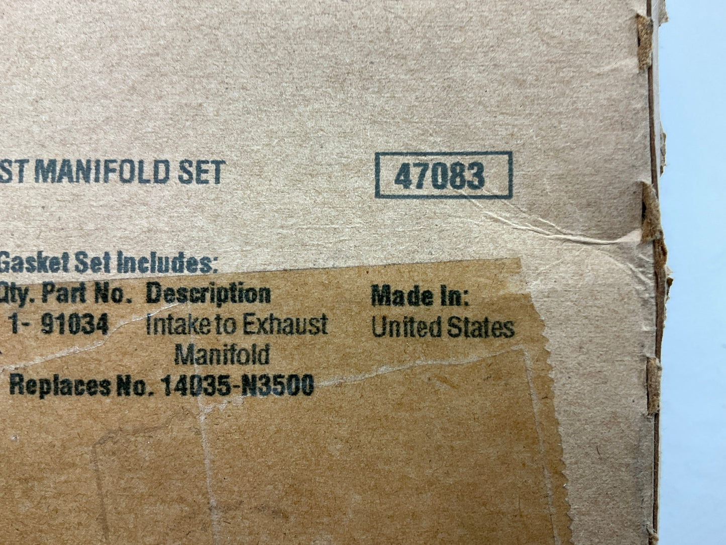 Fel-Pro MS91034 Intake & Exhaust Manifold Combination Gasket
