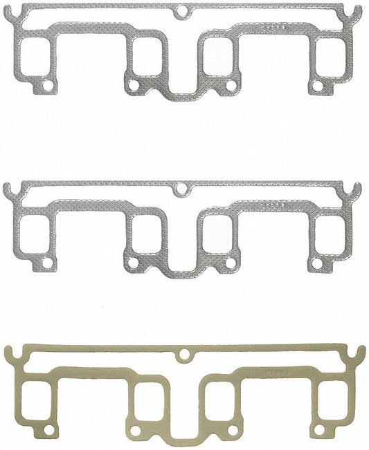 Fel-Pro MS91384 Exhaust Manifold Gasket Set - 1982-1988 Cadillac 250 V8