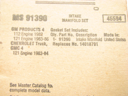 Fel-Pro MS91390 Intake Manifold Gasket Set 1982-86 Chevrolet Buick 1.8L 2.0L I4