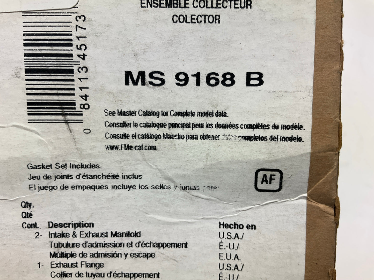 Fel-pro MS9168B Intake & Exhaust Gasket Set 1953-1967 Ford Tractor 134 172-L4