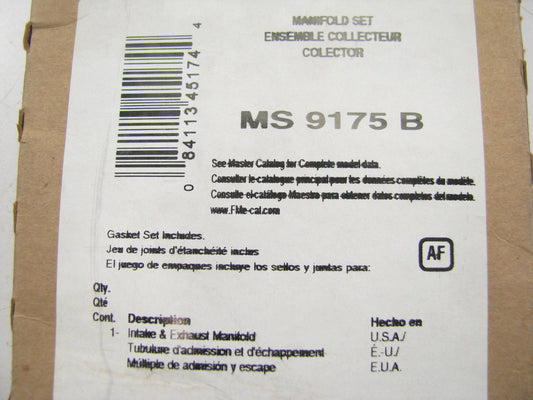 Fel-pro MS9175B Intake & Exhaust Combination Gasket - Continental 69  91 112-L4