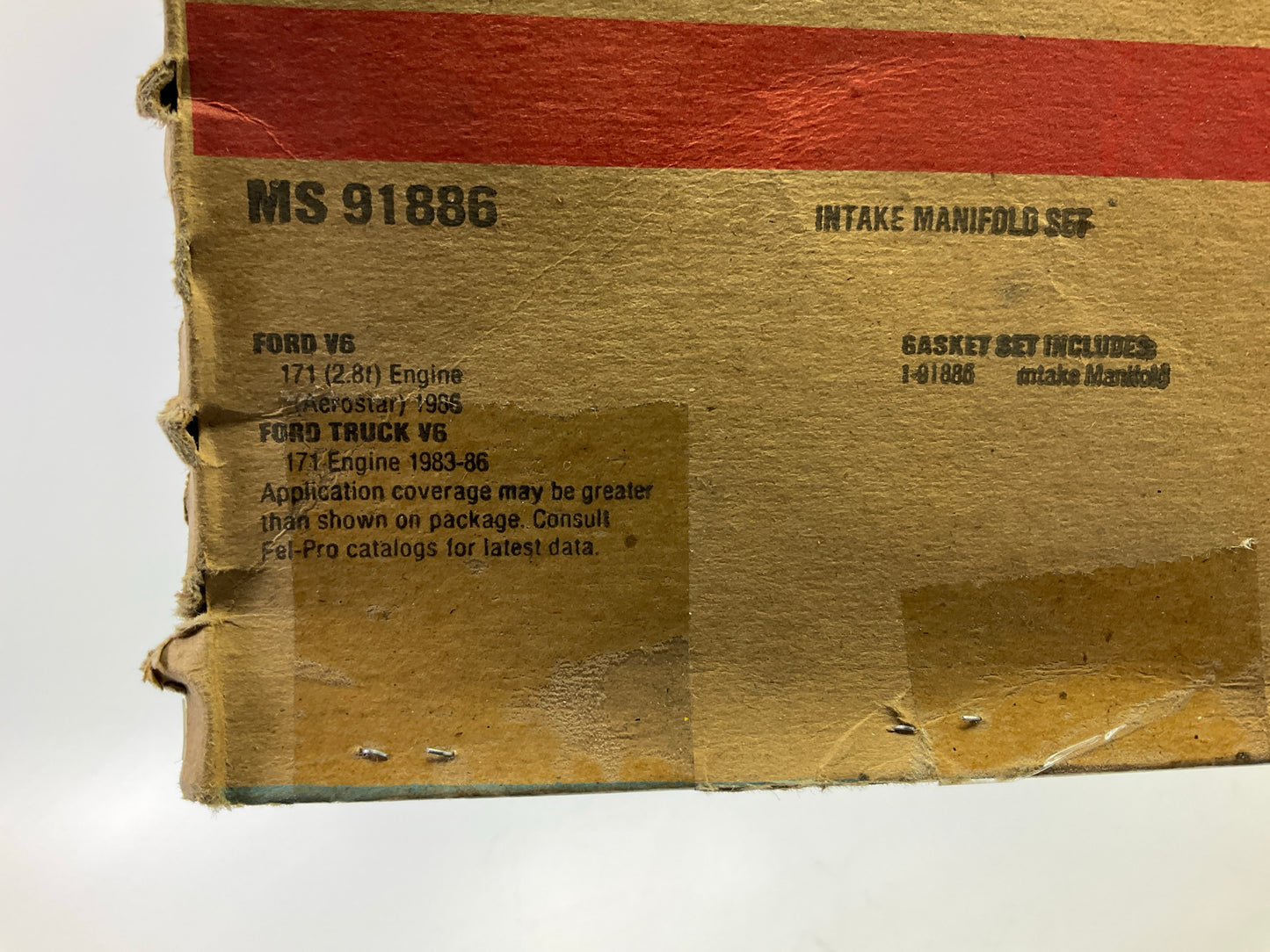 Fel-Pro MS91886 Intake Manifold Gasket For 1983-1986 Ford 2.8L V6