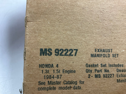 Fel-Pro MS92227 Exhaust Manifold Gasket Set For 1984-1987 Honda 1.3L 1.5L-L4