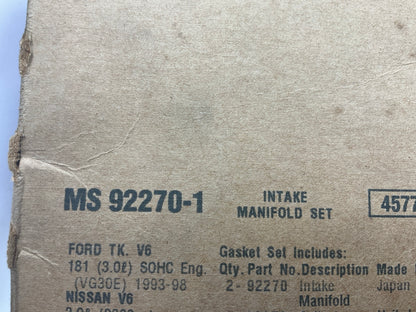 Fel-Pro MS92270-1 Intake Manifold Gasket Set For 1985-1988 Nissan Maxima VG30