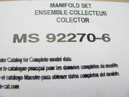 Fel-pro MS92270-6 UPPER Intake Manifold Gasket Set For 2001-04 Nissan VG33ER S/C