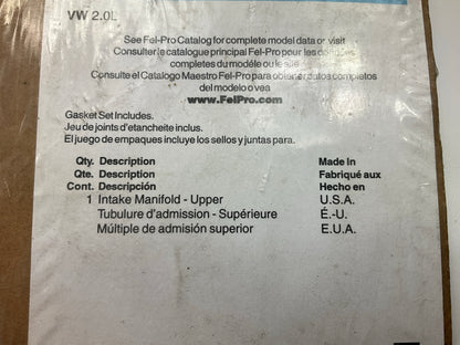 Fel-pro MS93224 Fuel Injection Plenum Gasket For 1993-2002 Volkswagen 2,0L-L4