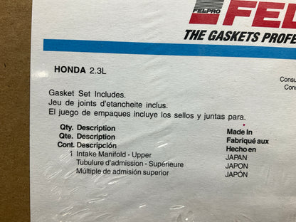 Fel-pro MS93325 Fuel Injection Plenum Gasket Set For 1998-2002 Honda Isuzu 2.3L